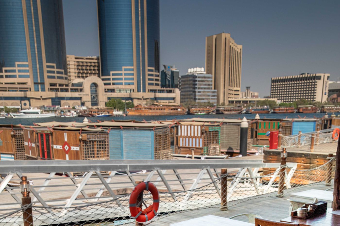 Dubai Creek today, seen from the Al Fanar Al Seef terrace